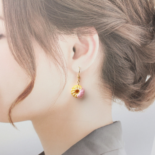 10種から選べる】ドーナツ【Мサイズ】 （ピアス / イヤリング