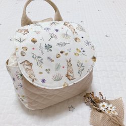 名入れ可】森のうさぎのベビーリュック リュック・バックパック HARUHi