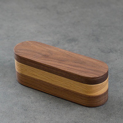 受注生産 職人手作り ペンケース 木製筆箱 小物入れ ギフト オフィス 無垢材 木製雑貨 収納 おうち時間 LR2018