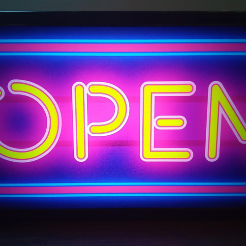 アメリカンクラシック OPEN LED サイン オープン American