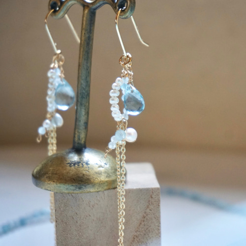 日本の神様シリーズ「海神〜わだつみ〜」 【総14kgf・ピアスのみ2way