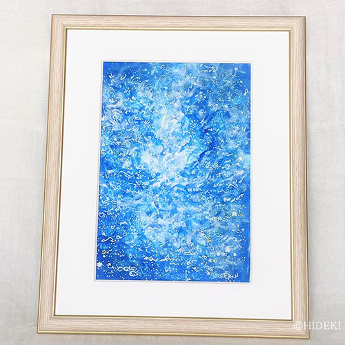 レムリア 水の生み出す流れ レムリアのヒカリをカタチにした抽象画