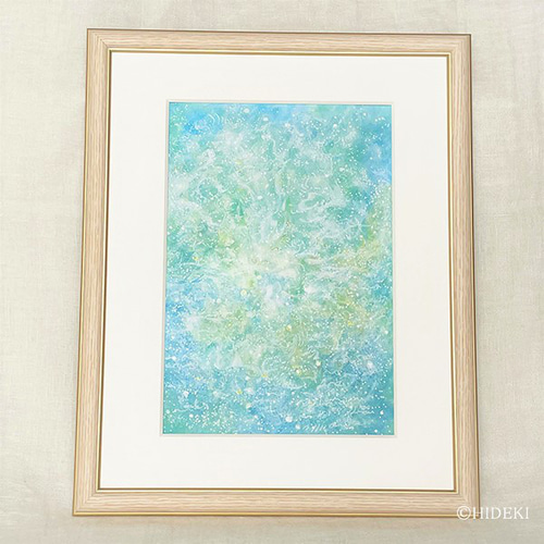 アクリル画！抽象画！絵画 アクリル抽象画 織り交ぜた言葉の数々 | nuancebeans
