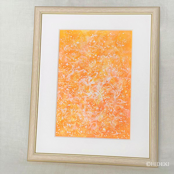 レムリア　豊潤　レムリアのヒカリをカタチにした抽象画　アクリル画原画作品