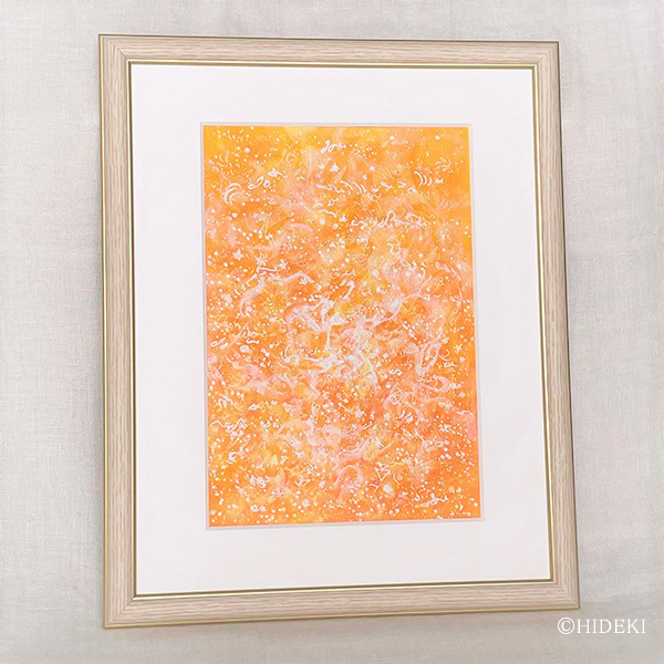 レムリア　豊潤　レムリアのヒカリをカタチにした抽象画　アクリル画原画作品