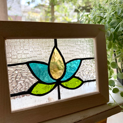 ステンドグラス※パネル※Flower その他インテリア雑貨 Glass Drop 通販