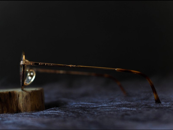 京都青春經典戀愛春日和 金絲雕花鏡橢圓 方框眼鏡 Japan/glasses 第3張的照片