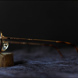 京都青春經典戀愛春日和 金絲雕花鏡橢圓 方框眼鏡 Japan/glasses 第3張的照片