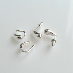 【白石麻衣さん着用◇】<Tropfen> Drop pierced earrings / SV925 ≪送料無料≫ 11枚目の画像