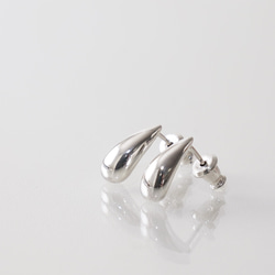 【白石麻衣さん着用◇】<Tropfen> Drop pierced earrings / SV925 ≪送料無料≫ 2枚目の画像