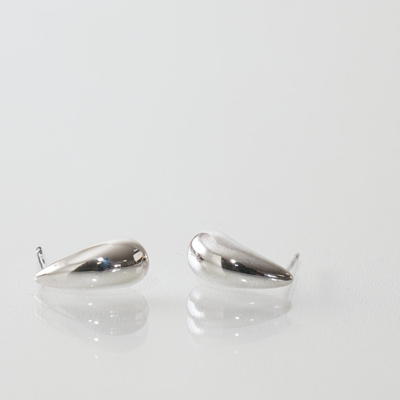 【白石麻衣さん着用◇】<Tropfen> Drop pierced earrings / SV925 ≪送料無料≫ 3枚目の画像