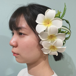 licafe様オーダー プルメリア髪飾り10個 ヘアクリップ・バナナクリップ 