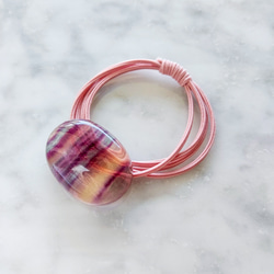 選べる個体 送料無料 Fluorite Hair tie 7枚目の画像