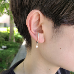 <Herz> vertical Herz Earcuff / SV925 ≪送料無料≫ KY-007C 2枚目の画像