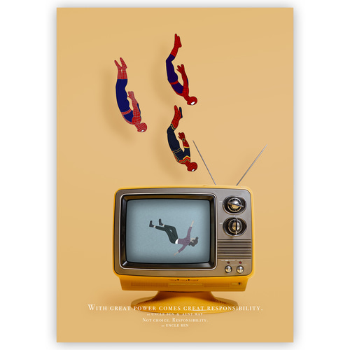 スパイダーマン 3人 ポップアート ポスター】SPIDERMAN 映画