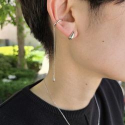 <Tropfen> petit Drop Chain Earcuff / SV925 ≪送料無料≫ KY-020C 7枚目の画像