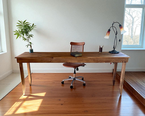 ヴィンテージ　サイドテーブル　デスク　飾り台 作業台　剥離 4d25bde63aee8ad222ffd72609e4f5