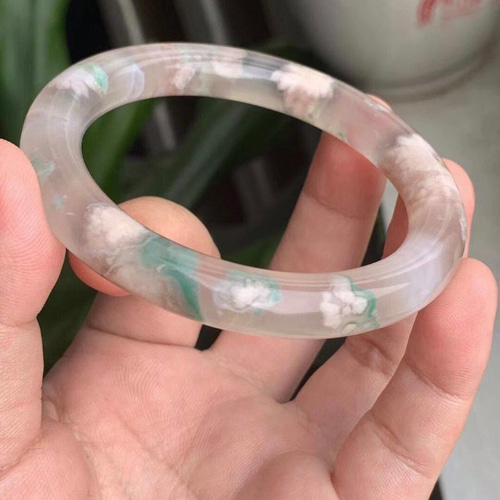 高級 瑪瑙 メノウ バングル 56mm$ バングル・リストバンド 高級 瑪瑙 メノウ バングル 56mm$ バングル・リストバンド