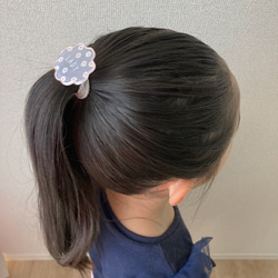 ‘’そよ風’’爽やか名入れヘアゴム 5枚目の画像