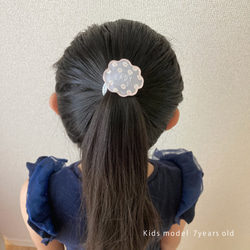 ‘’そよ風’’爽やか名入れヘアゴム 8枚目の画像