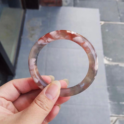 【超高品質】美品瑪瑙バングル58mm 超高品質】美品瑪瑙バングル58mm