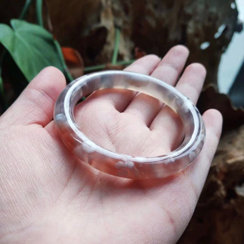 高級 瑪瑙 メノウ バングル 55.6mm$ バングル・リストバンド 高級 瑪瑙 メノウ バングル 55.6mm$ バングル・リストバンド