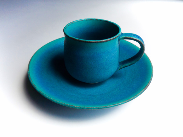 綠松石 Demitasse Cup &amp; Saucer K-like items 要求 第1張的照片