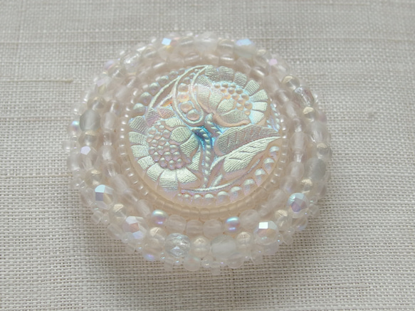 ガラス製ヘアゴム 透明・マット