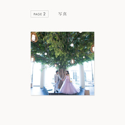メニューブック｜4cards＋1 “pink beige” / 10部セット 11枚目の画像