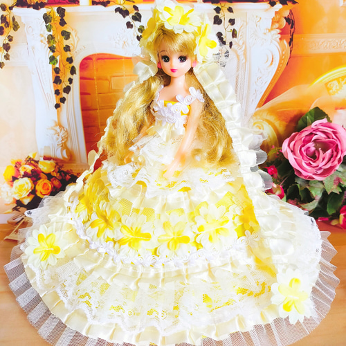 Jack リカちゃん用黄色ドレス Amazon.co.jp: リカちゃん ドレス