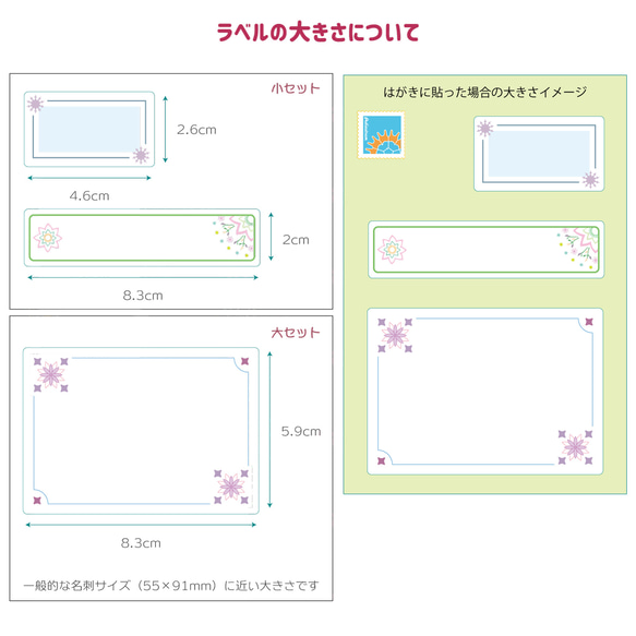 アンティーク調ラベル（大きめセット） 3枚目の画像