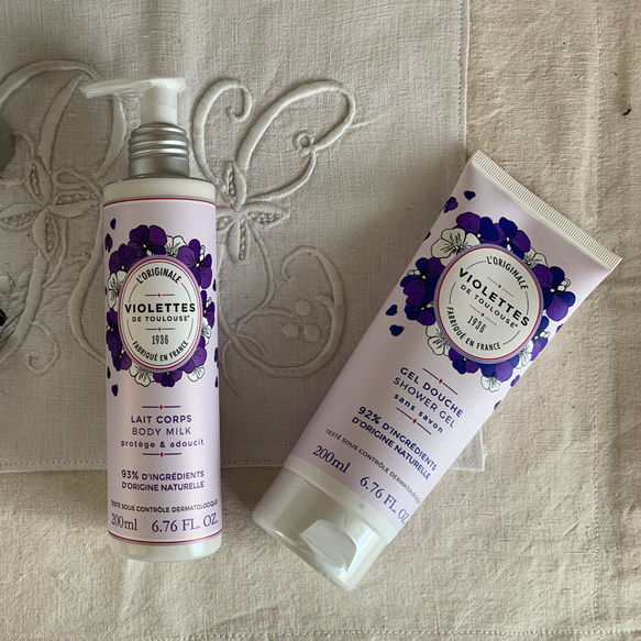 Berdoues BODYMILK＆SHOWERGEL violetteスミレの香り 1枚目の画像