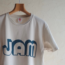 「JAM」　藍染め　Tシャツ 1枚目の画像