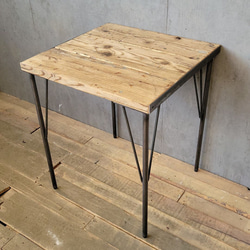 マットブラックでアイアンな極太鉄脚♪ 50×400×650mm ZZ型 2脚ver