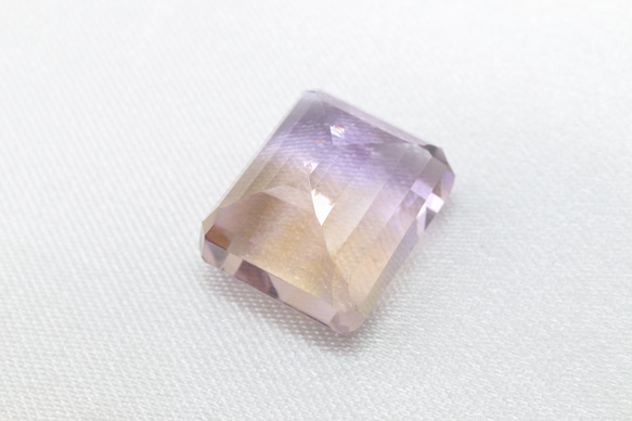 ★SALE★7/31まで3,000円引き★天然アメトリン 大粒 9.315ct ルース スクエア バイカラー 7枚目の画像