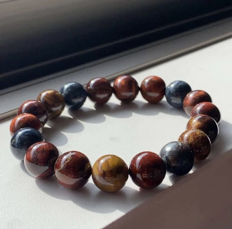 【希少】天然 ピーターサイト ブレスレット 11.5mm$