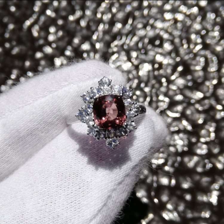 天然スピネル　サファイア　リング $