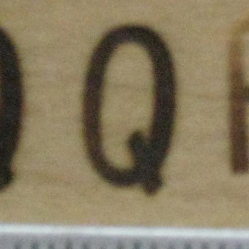 アルファベット焼印 A 36ポイント 直火式焼き印です。 Amazon.co.jp