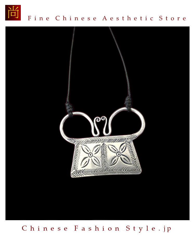 エレガントペンダントシルバーハンドメイドブライダルジュエリー＃105