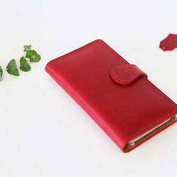 [iphone6plus/6splus][S2OK pink] 義大利真皮 手帳型外殼 第1張的照片