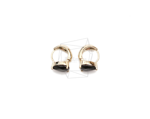 ERG-2107-G【2個入り】オーバルワンタッチ ピアス,Oval One touch Post Earring 2枚目の画像