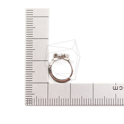 ERG-2110-R [2 件] 圓形 CZ 一觸式耳環，圓形一觸式耳釘 第5張的照片