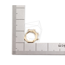 ERG-2111-G [2 件] 圓形 CZ 一觸式耳環，圓形一觸式耳釘 第5張的照片