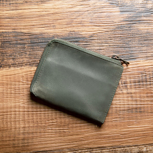 【一鍵輕鬆取出】無需丟棄的小錢包，雙折錢包 Olive HAW020 第1張的照片