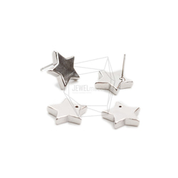 ERG-2122-R【1セット】スターピアスセット,Star Earring Post,Clutch SET 3枚目の画像