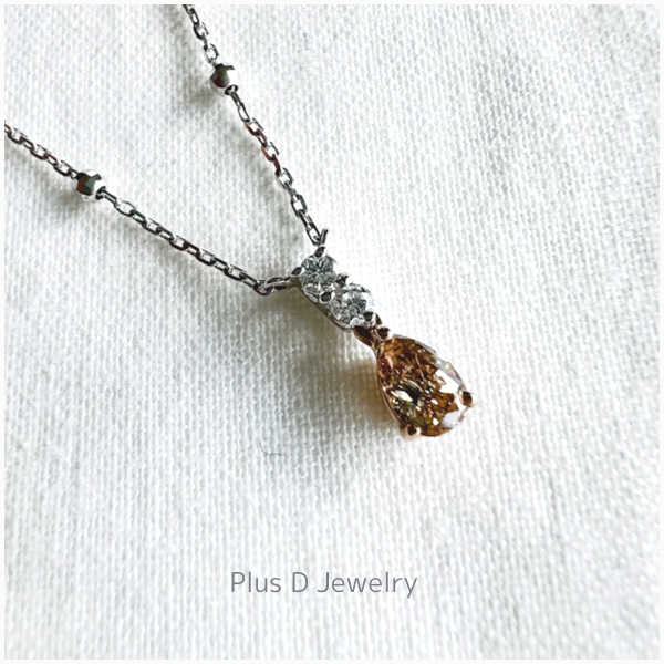 PD-027 K18PG K18WG ダイヤモンドペンダント