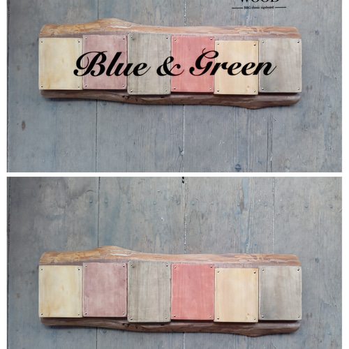 木製看板製作】 椹 檜 / 18cm×55cm 自然塗装 表札・ネームプレート