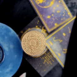 3㌢「 Luna」シーリングスタンプ  月の魔法陣  シーリングスタンプヘッド  ワックス 2枚目の画像