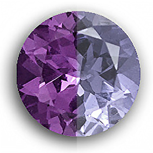 SV925 光で色が変わる不思議な宝石♢カラーチェンジストーンネックレス