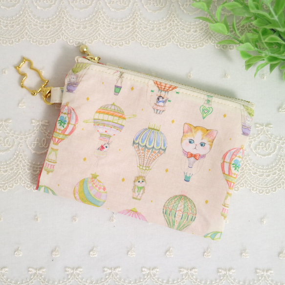 気まぐれSALE ユキエモン 限定生地 在庫限り 16cmファスナーポーチ